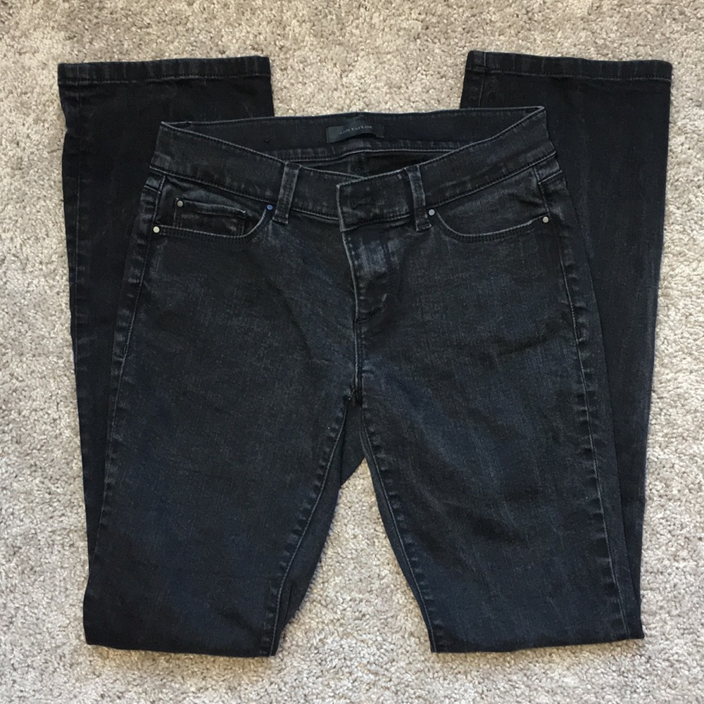Ann Taylor The Boot Black Stretch Denim Jeans